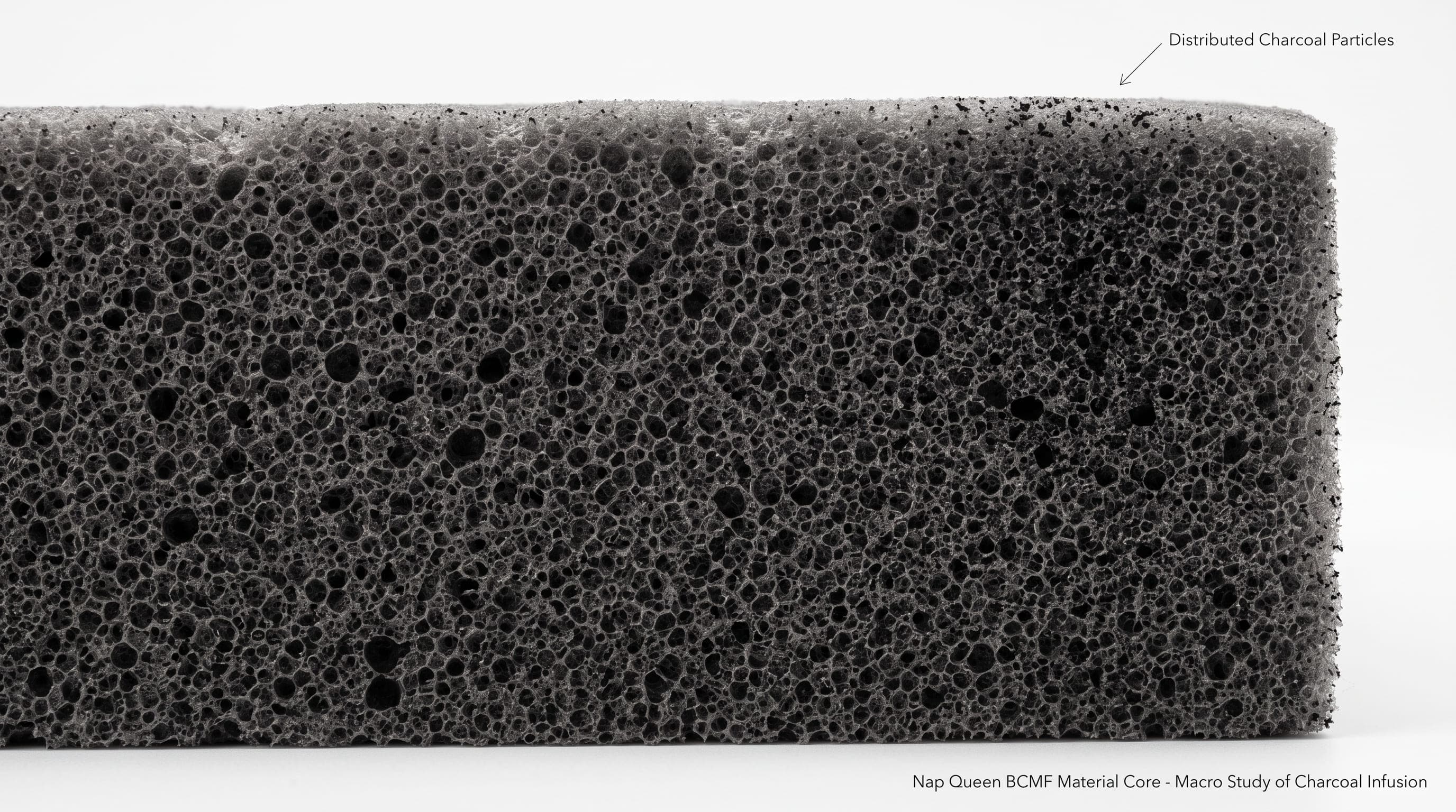 Charcoal Foam Close-Up Charcoal Foam Close-Up
