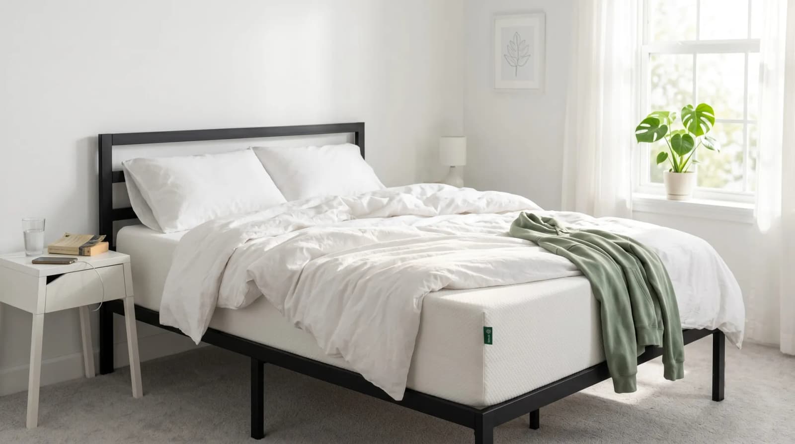 Zinus 12 Inch Green Tea Memory Foam Mattress