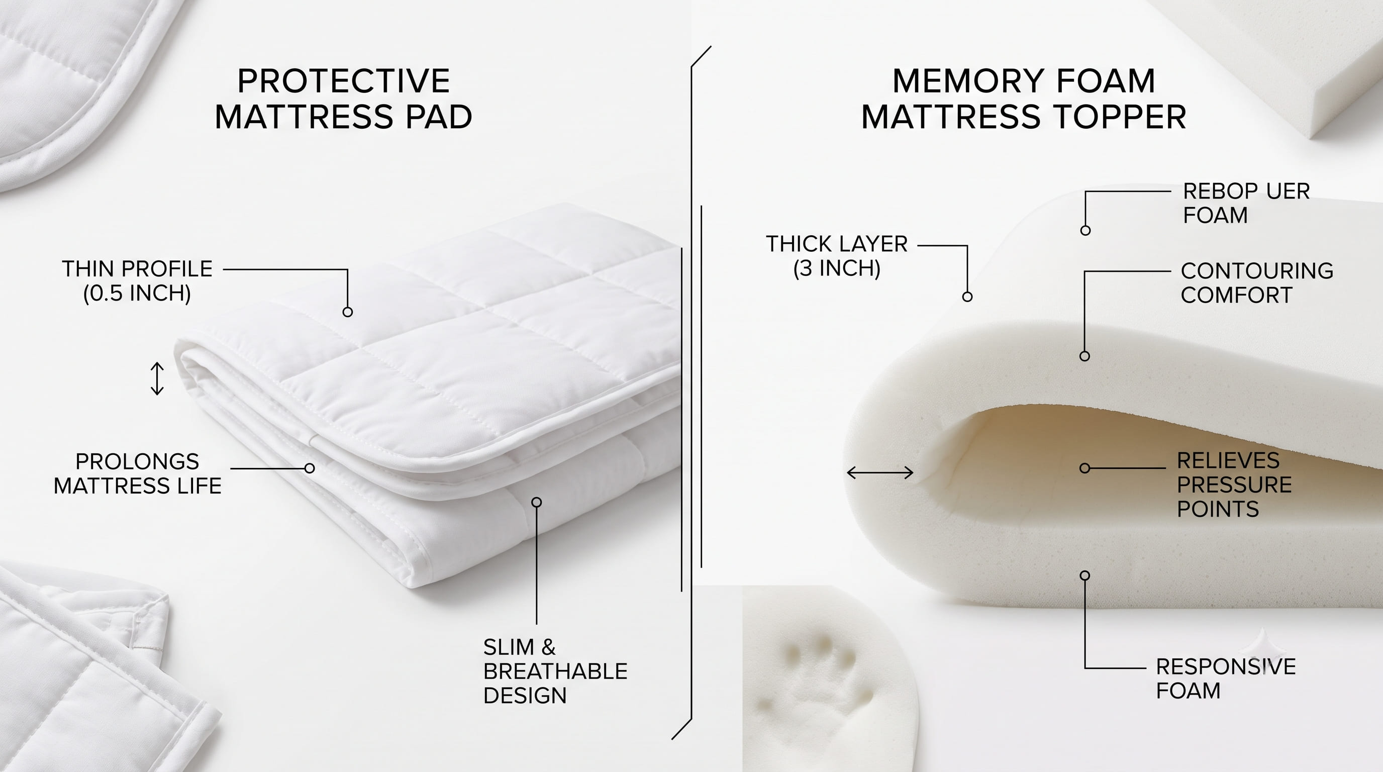 Topper vs Pad Topper vs Pad