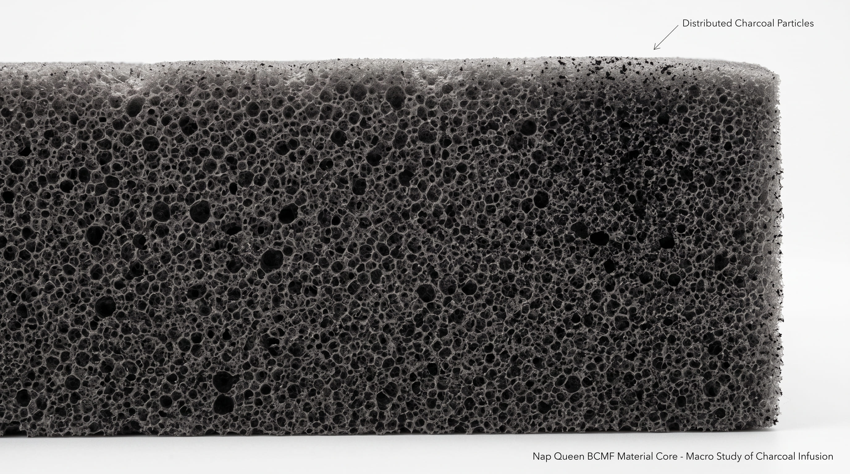 Charcoal Foam Close-Up Charcoal Foam Close-Up